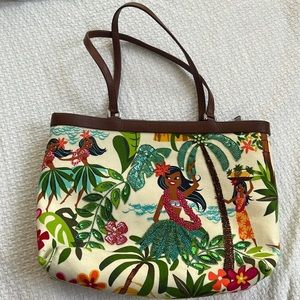 Isabella Fiore Hawaiian sequinned tote